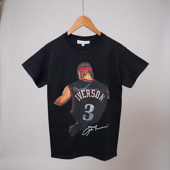 Allen Iverson #3 Small Black Graphic T-Shirt By Headgear Classics Nostalgia Co. - Picture 1 of 4